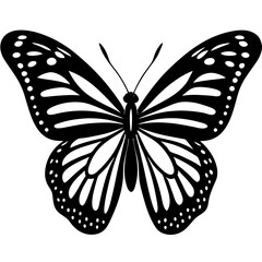 butterfly silhouette vector