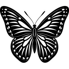 butterfly silhouette vector