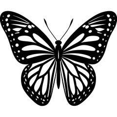 butterfly silhouette vector