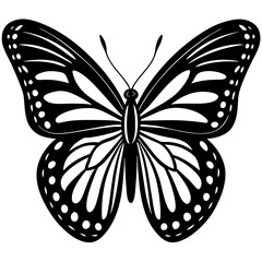 butterfly silhouette vector