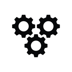Gear logo vector icon