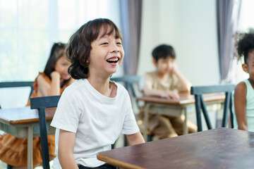 Group of diverse children enjoy learning about the STEM.