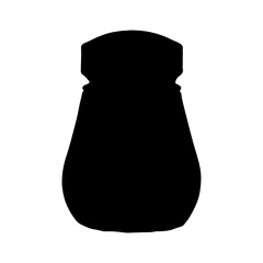 Salt cellar  silhouette vector icon sign symbol illustration design