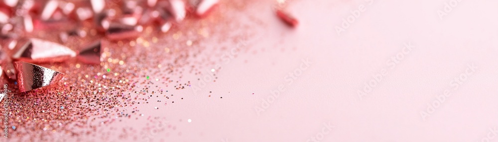 Poster this design features a subtle sparkling pink border around a pale pink background, creating an ideal
