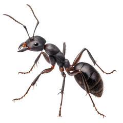 Army Ant in isolate background
