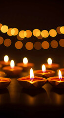 Festive Oil Lamps (Pelita) and Lights