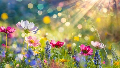 spring flowers in the garden