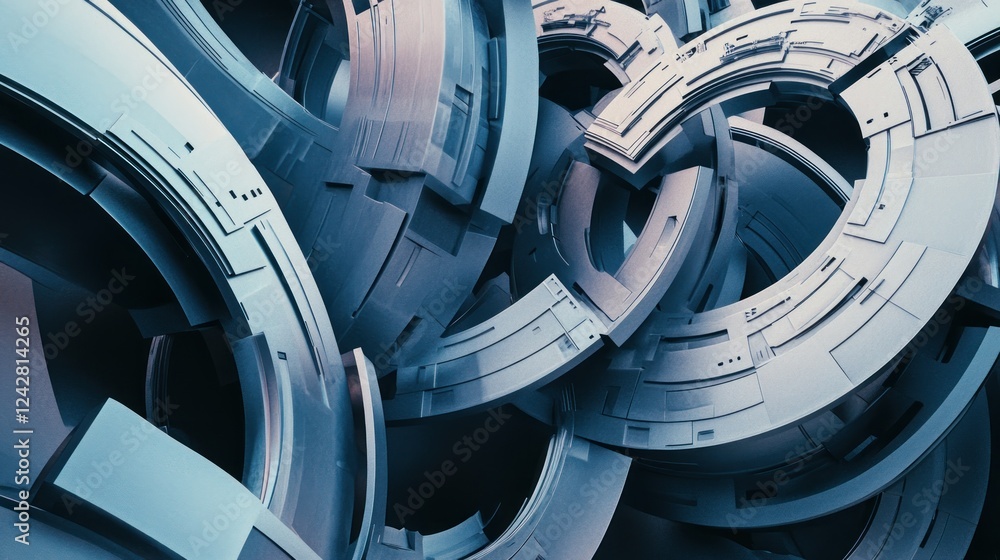 Poster Abstract Intertwined Metallic Rings Form Complex Structure