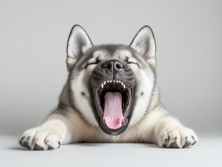Cute dog photo, pet dog close-up