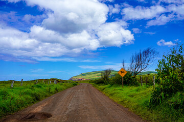Roads of Rapa Nui, Easter Island, Chile