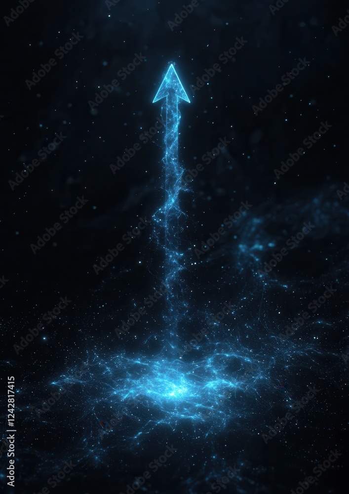 Aufkleber digital art piece that appears to be a representation of a starry night sky. the background is black