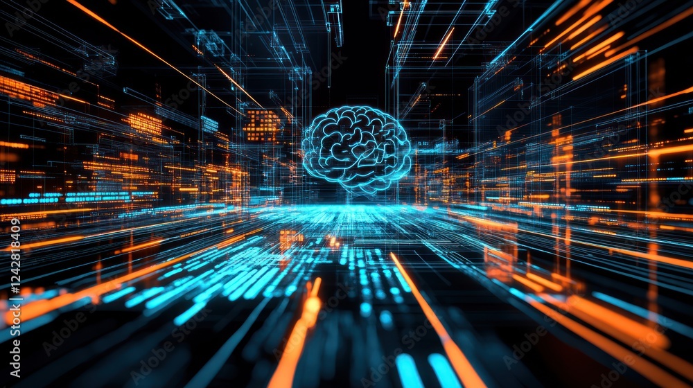 Poster Digital Brain Within A Network Of Data Streams
