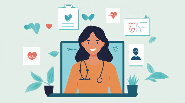 A person enjoys the benefits of an online health community.