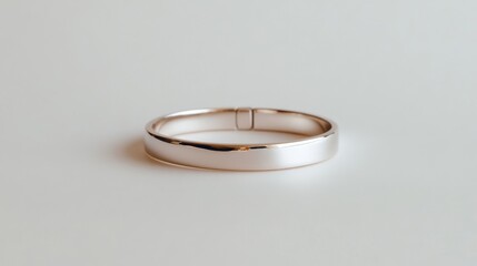 Simple wedding band,  rose gold inlay,  white background, studio shot, jewelry advertising