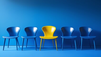 Obraz premium we are hiring chair now we are hiring position hiring job interview seat are open for hiring 