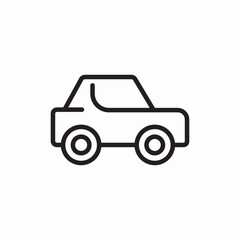 Car vehicle transport icon vector sign