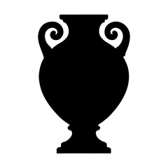 Vase silhouette vector icon sign symbol illustration design.