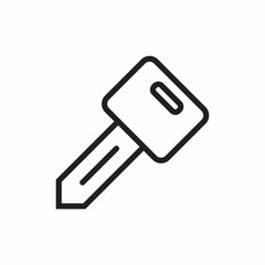 House key access icon vector sign