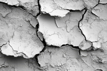 Obraz premium Scorched Land, Severe Drought Dries Up Farmland