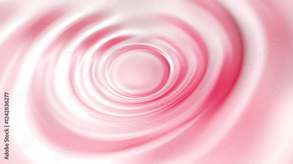 Aufkleber colorful swirl pattern creating a hypnotic visual effect in a soft space. generative ai