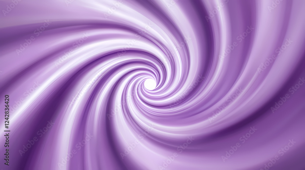 Poster swirling patterns of purple hues create a mesmerizing vortex effect. generative ai