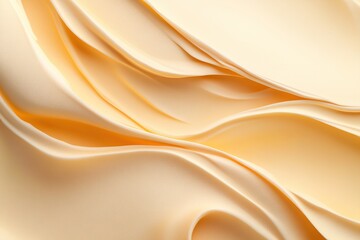 Gentle wave patterns flow gracefully in soft tones of yellow, creating an inviting texture while leaving space in the center for additional text. The blend creates a calming atmosphere