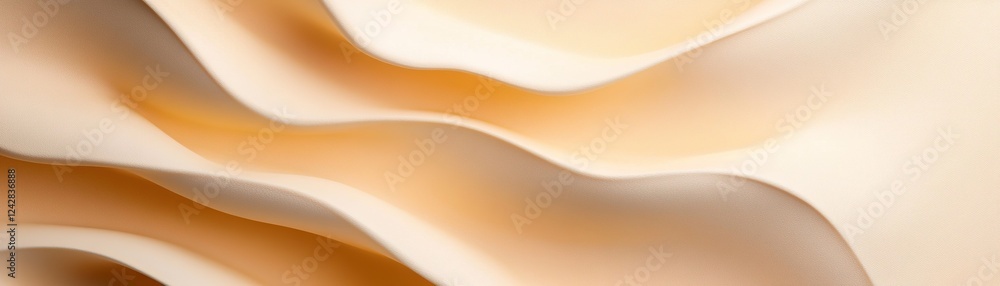 Poster subtle wave patterns flow in varying tones of yellow, enhancing depth and texture. the gentle curves