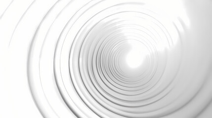Fototapeta premium Spiraling white patterns create a sense of depth and tranquility in design. Generative AI