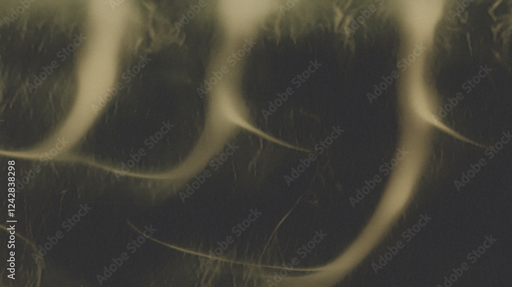 Poster abstract blurred motion art with soft curves and dark background