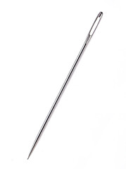 Needle on an isolated white background.
