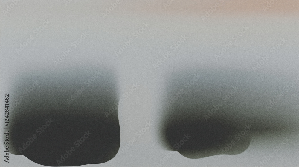 Poster abstract gradient background with soft blur and organic shapes