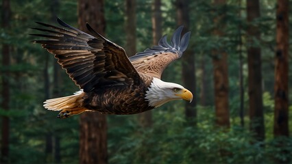 eagle in flight
