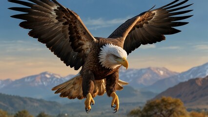 Obraz premium eagle in flight