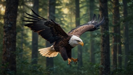 eagle in flight
