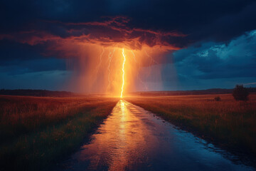Dramatic Thunderclouds Signal an Approaching Storm