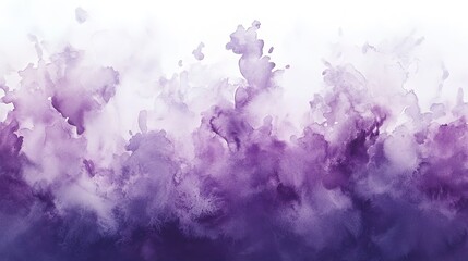 Fototapeta premium An ethereal watercolor abstract with soft lavenders and glowing whites