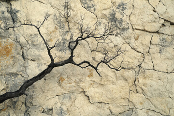 Drought Disaster, Dead Trees and Dry Soil