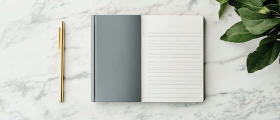 Productivity planner open to a monthly goal-tracking page, highlighting progress and achievements