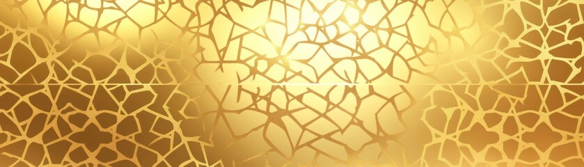 Abstract Gold Geometric Pattern Design Background