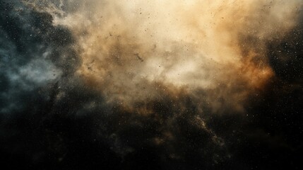 Glowing noise texture with gradient shifts and dynamic light particles