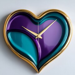 elegant heart-shaped watch