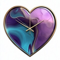 elegant heart-shaped watch