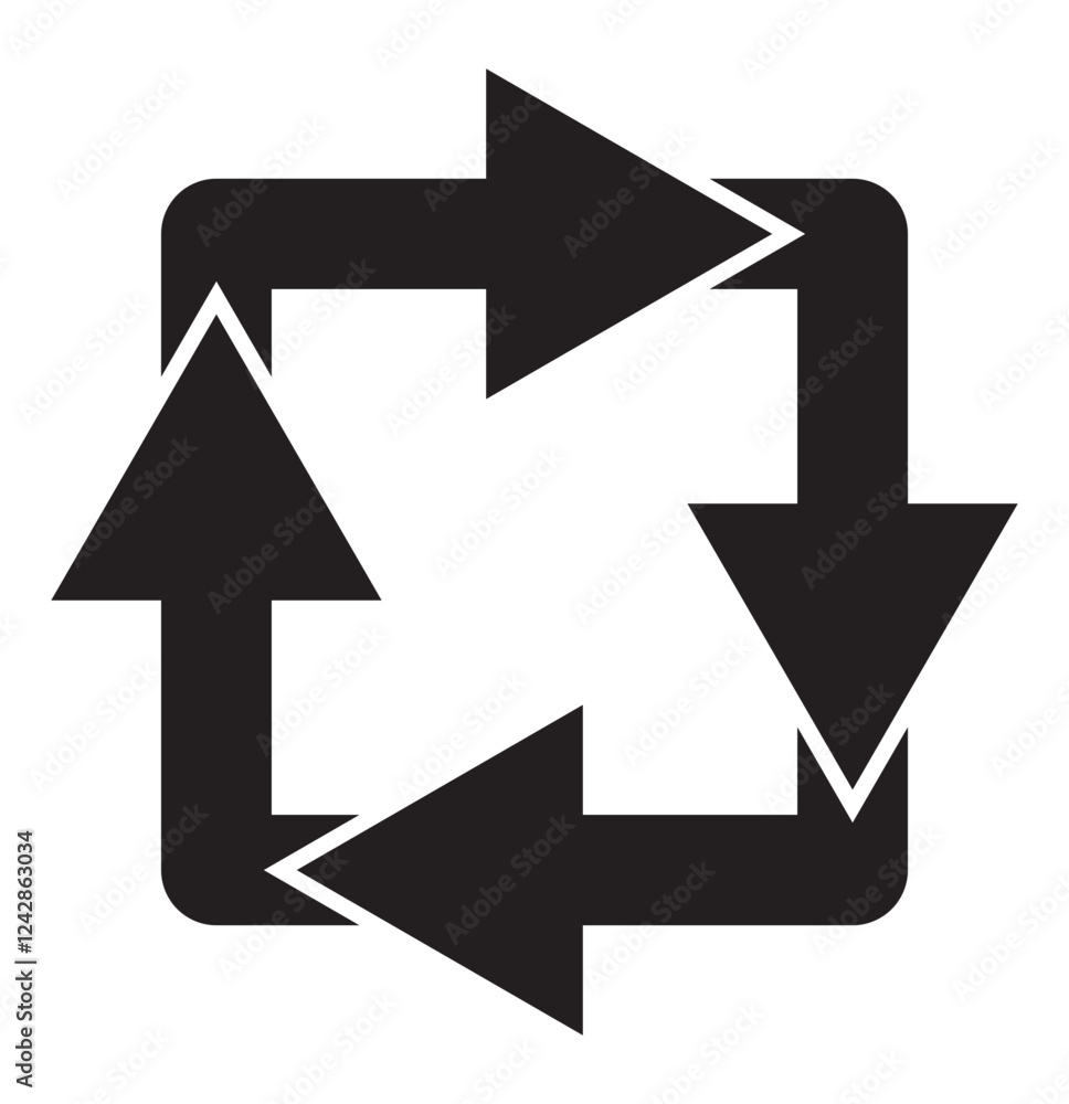 Poster circle arrow icon set. circular arrow icon, refresh, reload. set of circle arrows rotating on white 