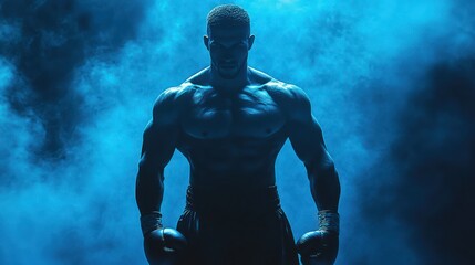 The Unwavering Boxer: A Study in Strength and Determination