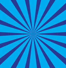 Obraz premium light blue and white sunburst background vector design. comic background with retro rays. sunburst pattern background. Sunburst or sun burst retro background. Blue colors. Retro background with rays 