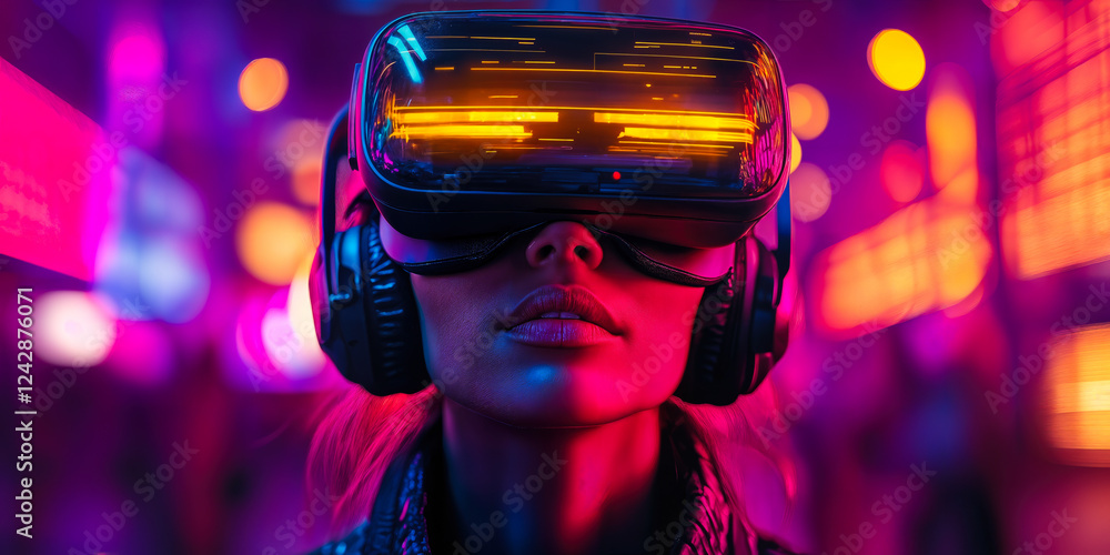 Poster ai-enhanced esports broadcasting with virtual reality and interactivity in futuristic gaming environ