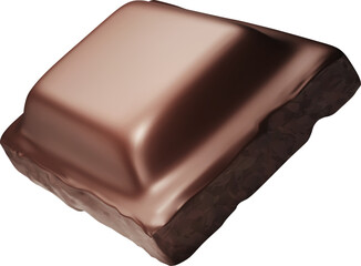 3d Chocolate Piece