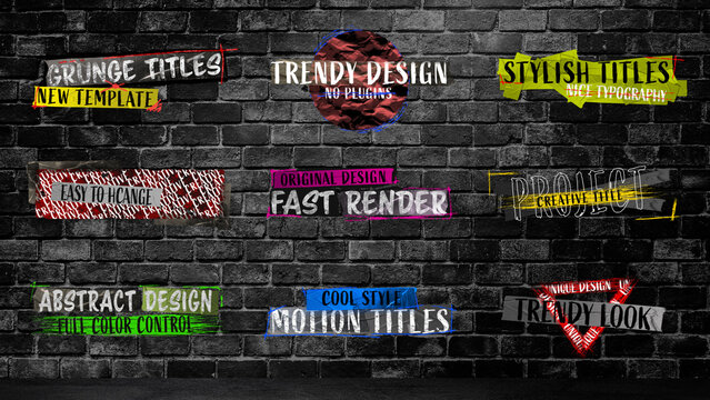 Grunge Titles