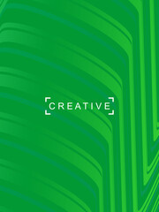 Abstract futuristic green background with modern design. Realistic 3d wallpaper with luxury flowing green gradient lines, for posters, websites, brochures, cards, banners, banners, etc.