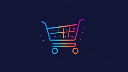 E-commerce Platform Logo with a Clean Digital Look and Modern Design